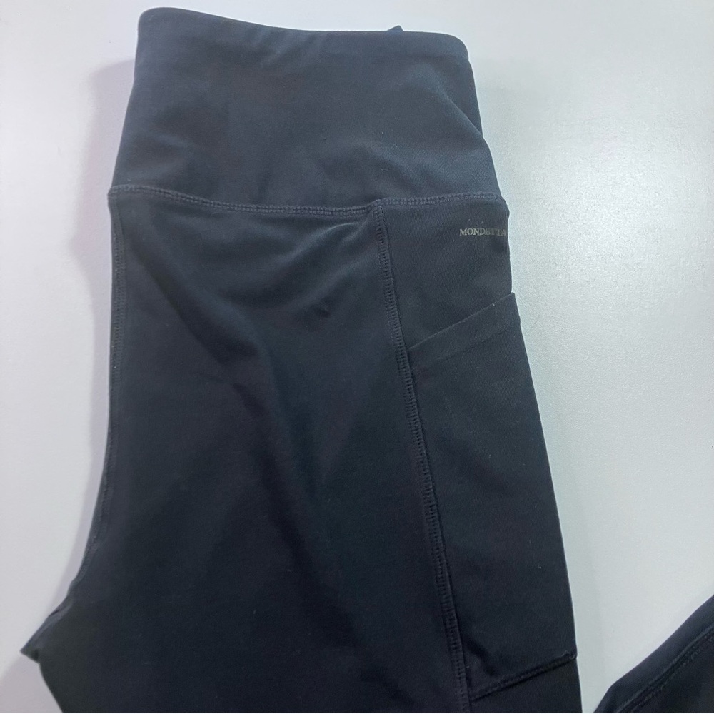 Mondetta Black Performance & Luxury High-Waisted Active Leggings Women’s S - Picture 11 of 12